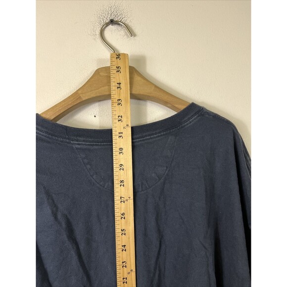 Duluth Trading Co Relaxed Fit Long Tail T-shirt Black Size 2XL L/S Pocket - Picture 4 of 6